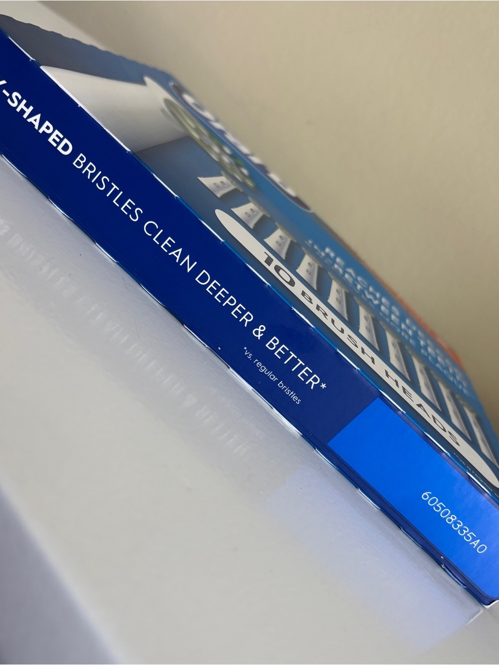 Oral-B CrossAction X Replacement Electric Toothbrush Heads, 10-count, White New - Picture 4 of 5
